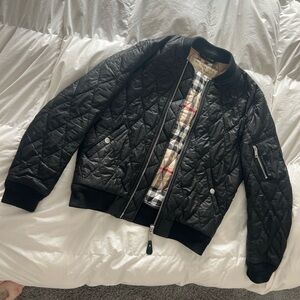 men’s burberry quilted jacket